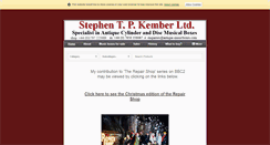 Desktop Screenshot of antique-musicboxes.co.uk