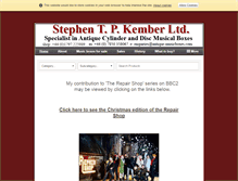 Tablet Screenshot of antique-musicboxes.co.uk